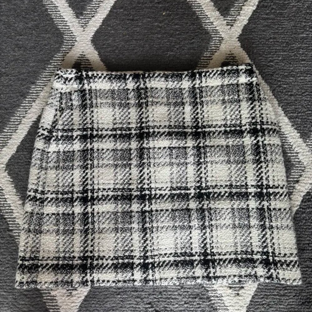 Loft Tweed Pocket Skirt
